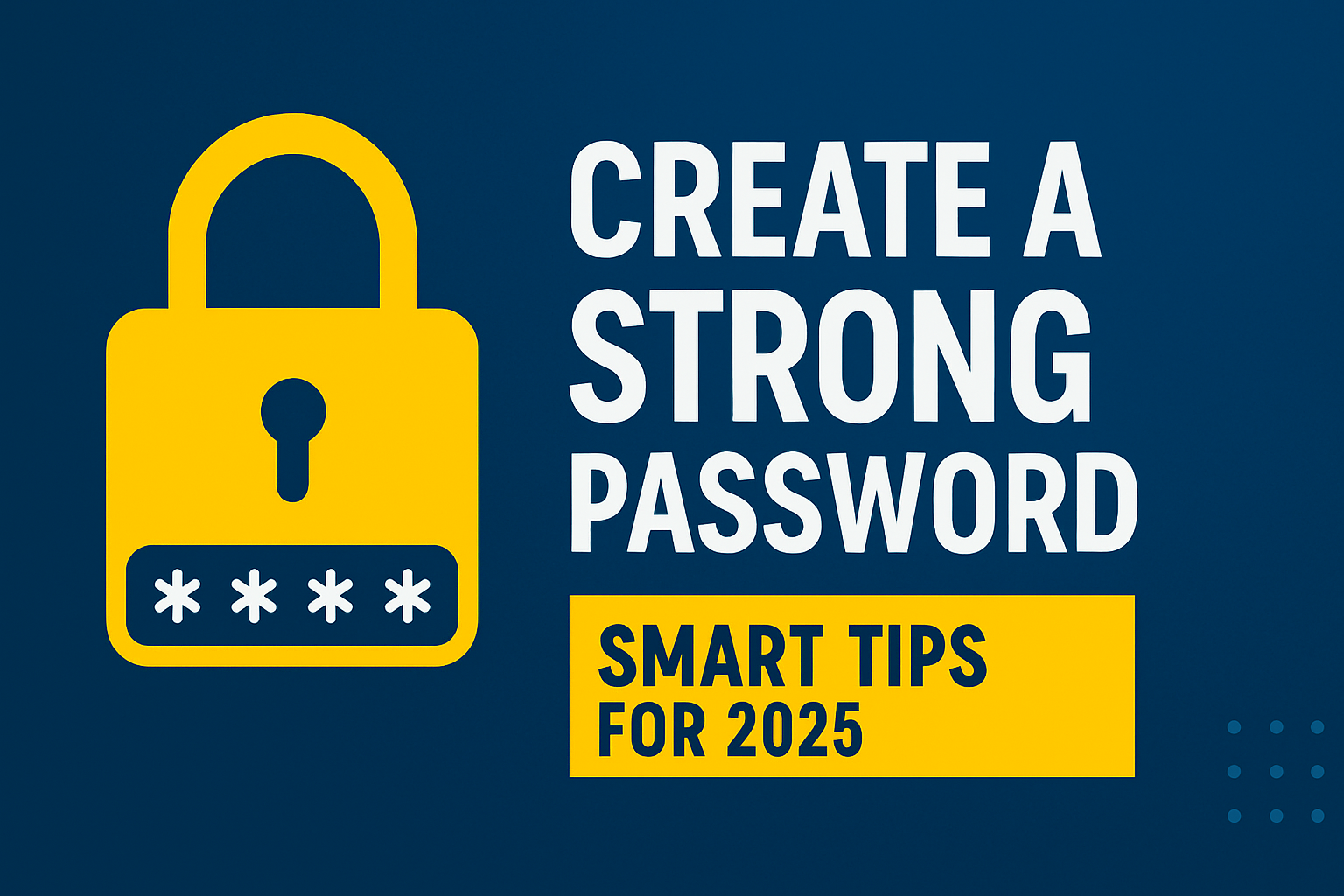Create a Strong Password
