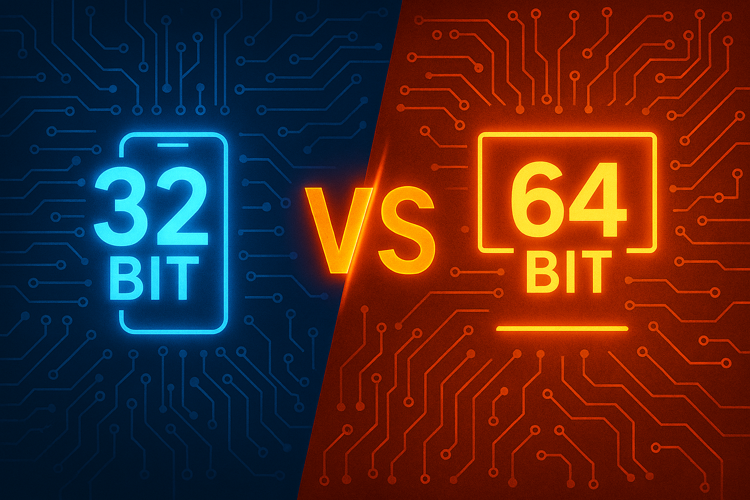 32-bit and 64-bit