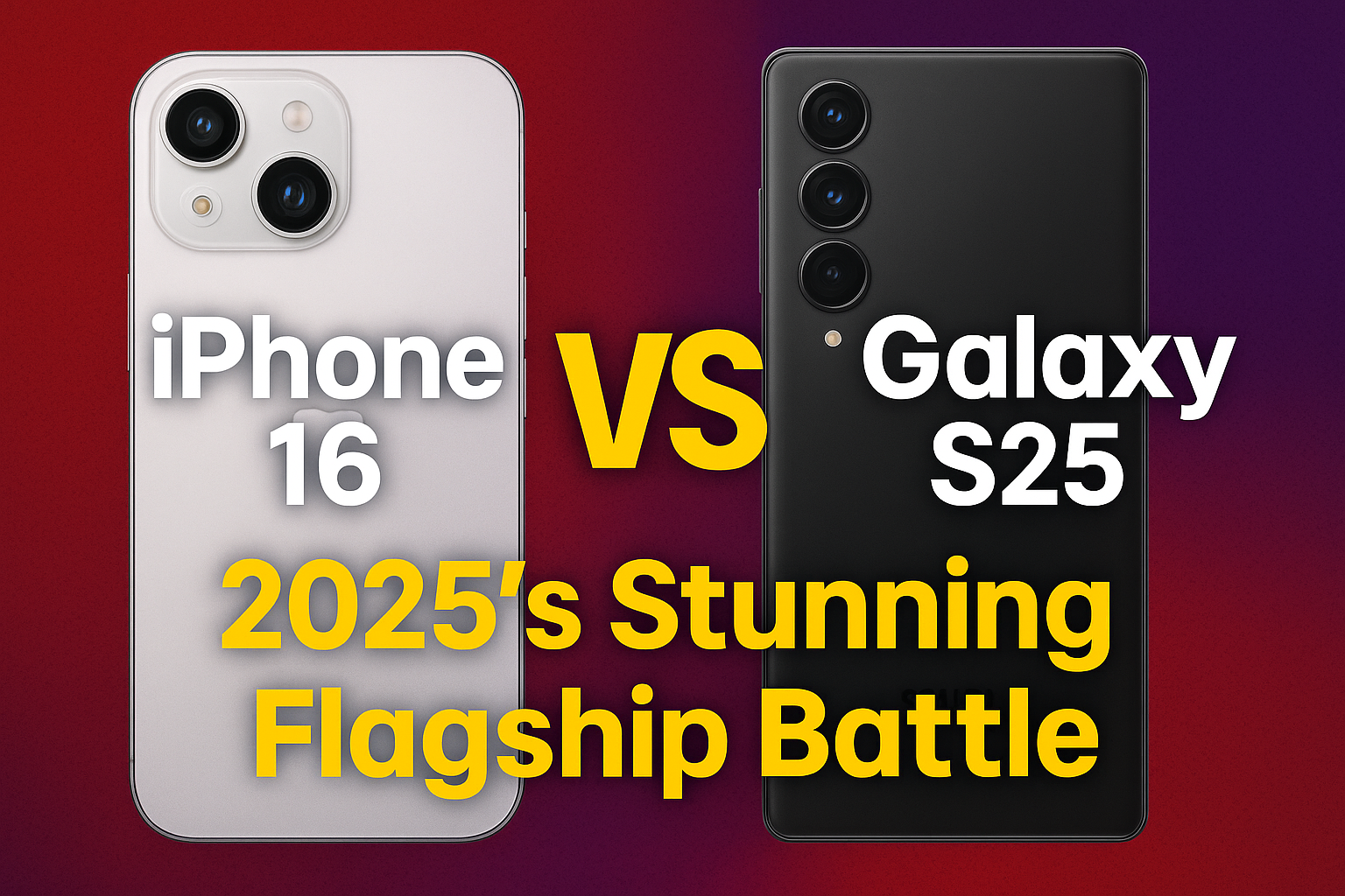 iPhone 16 vs Samsung Galaxy S25